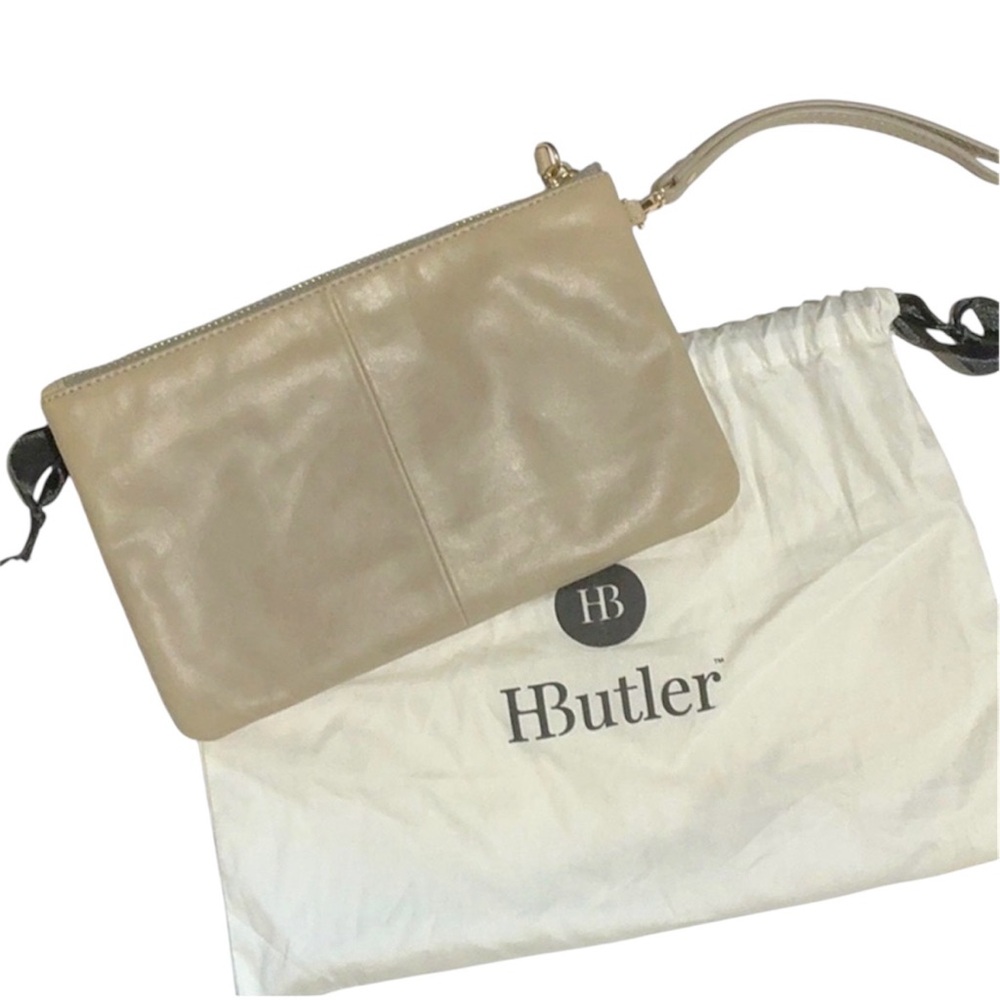 HButler Elegant Taupe Clutch